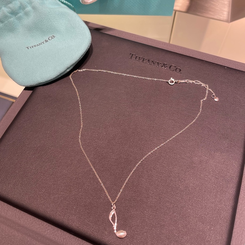 Tiffany Music Note in beautiful sterling silver
